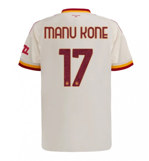 AS Roma Manu Kone #17 Venkovní Dres 2026-27 Krátký Rukáv AS Roma Manu Kone #17 Venkovní Dres 2026-27 Krátký Rukáv